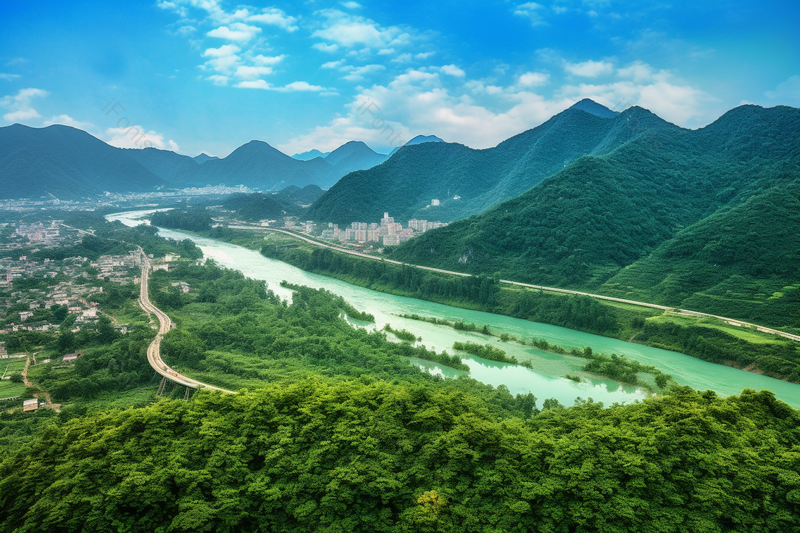 依山傍水的山水环境背景图,高清,摄影图,摄影图片,图片大全,摄影图免费下载